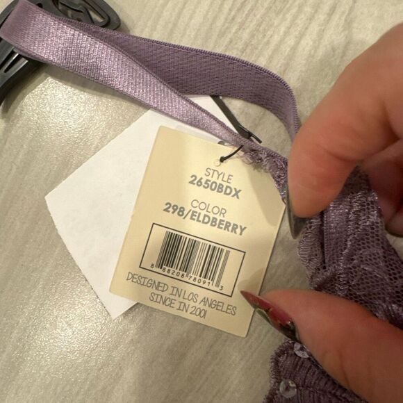 NWT Spree Intimate Purple/Elderberry Lingerie dress with matching panty size sma - Picture 8 of 10